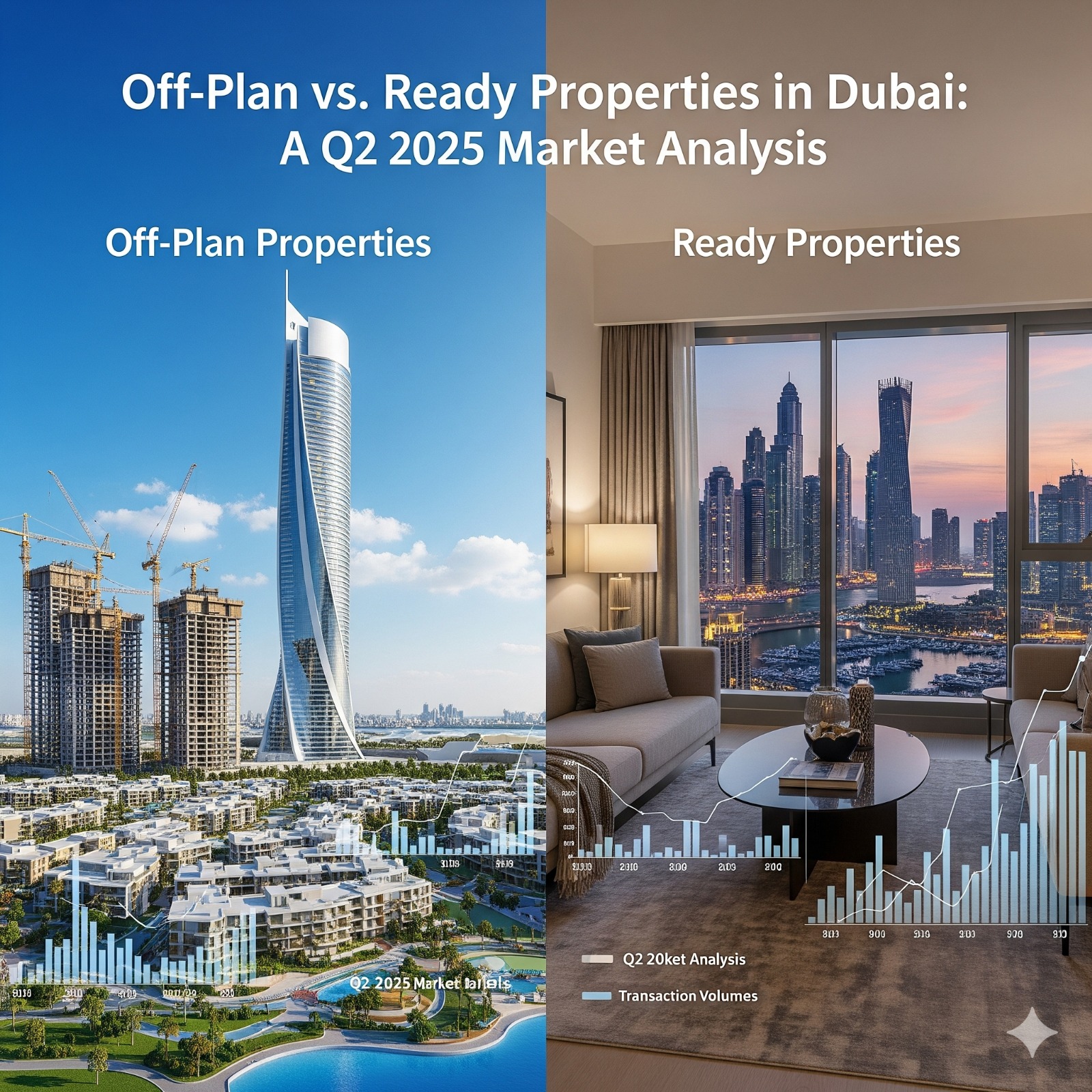 Off-Plan vs. Ready Properties in Dubai: A Q2 2025 Market Analysis